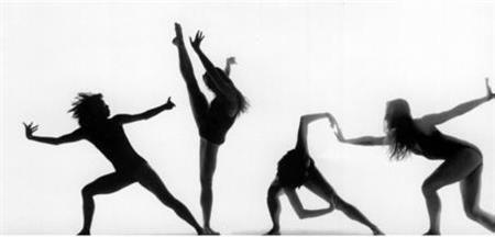 silhuetter som danser - Klikk for stort bilde