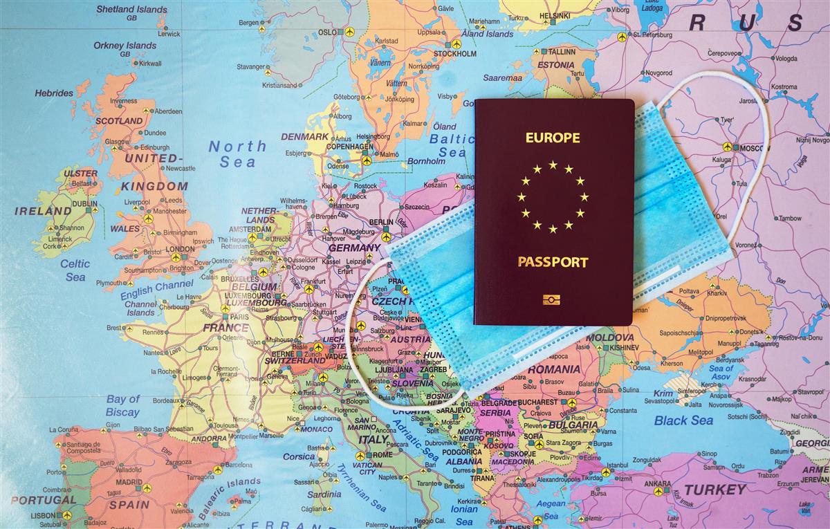 Pass og munnbinssom ligger på Europakart - Klikk for stort bilde