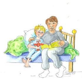 Illustrasjon av høytlesning - Klikk for stort bilde